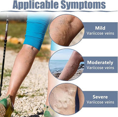 Hyggear Parche para Venas Varicosas - Tratamiento de Alivio Natural para Piernas, Venas Varicosas Arana y Fortalecimiento de la Salud Capilar