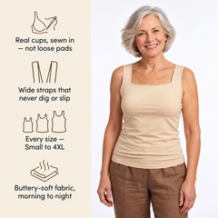 Hyggear's Built In Comfort Bra Tanktop