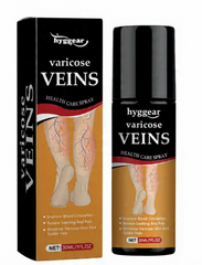 Hyggear Spray para Varices - Tratamiento Natural de Alivio para Piernas, Varices y Fortalecimiento de la Salud Capilar