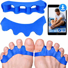 Zehenspreizer, Zehenspreizer, Zehenabstandshalter und Zehenkorrekturhilfen für Männer und Frauen, Ballenkorrektur, Plantarfasziitis und verbesserte Beweglichkeit beim Sport 